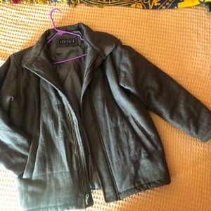 Autumn sweater with hidden hood by Perry Ellis portfolio